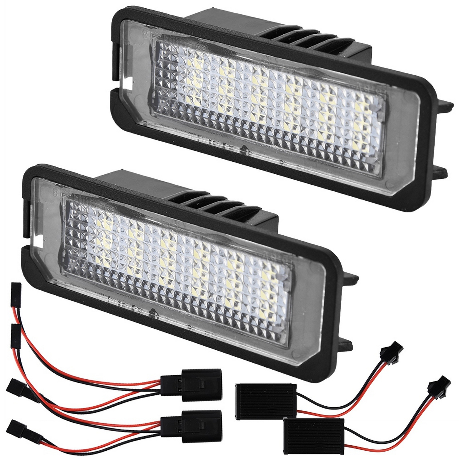 Set Mit 2 Led-kennzeichenleuchten Für Golf 4 (1998-2002)