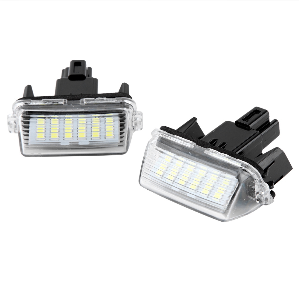 Set Mit 2 Led-kennzeichenleuchten Mit 18 Leds, Kompatibel Mit Toyota.