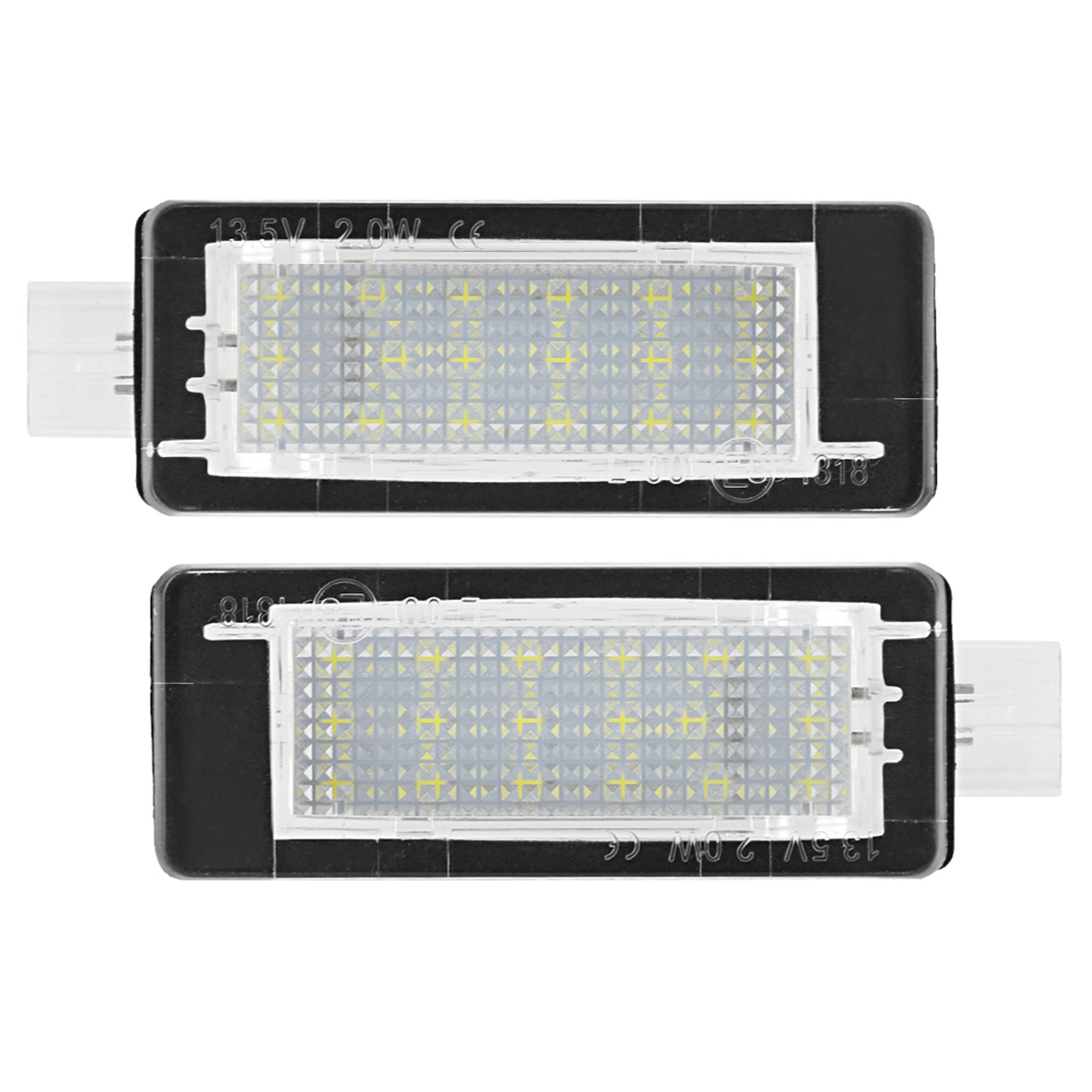 Set Mit 2 Fehlerfreien Led-kennzeichenleuchten, Kompatibel Mit Dacia Duster 2010-2015