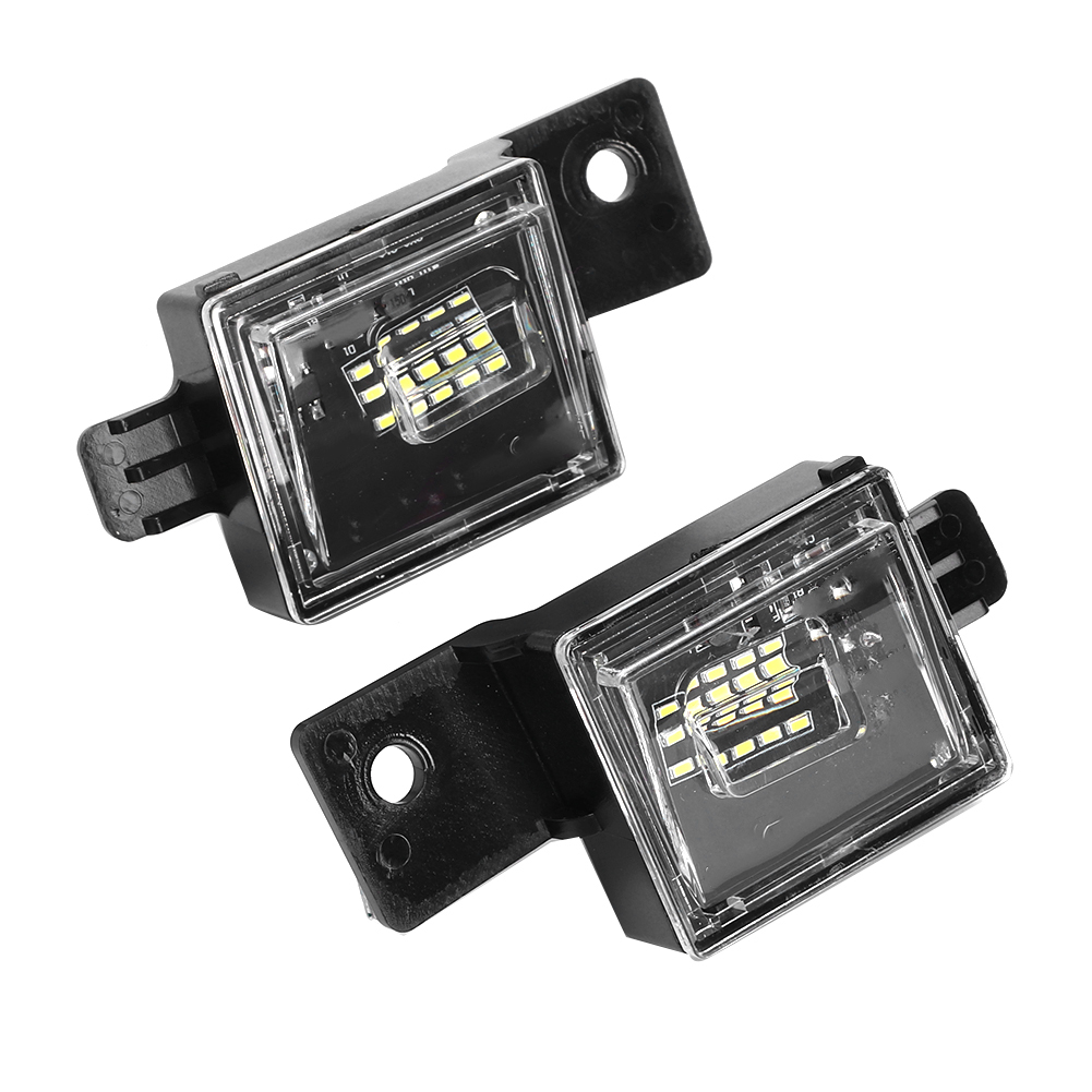 Paar Linke Und Rechte 15-led-kennzeichenleuchten, Kompatibel Mit Chevy Silverado 2014-2018 (12v Dc).