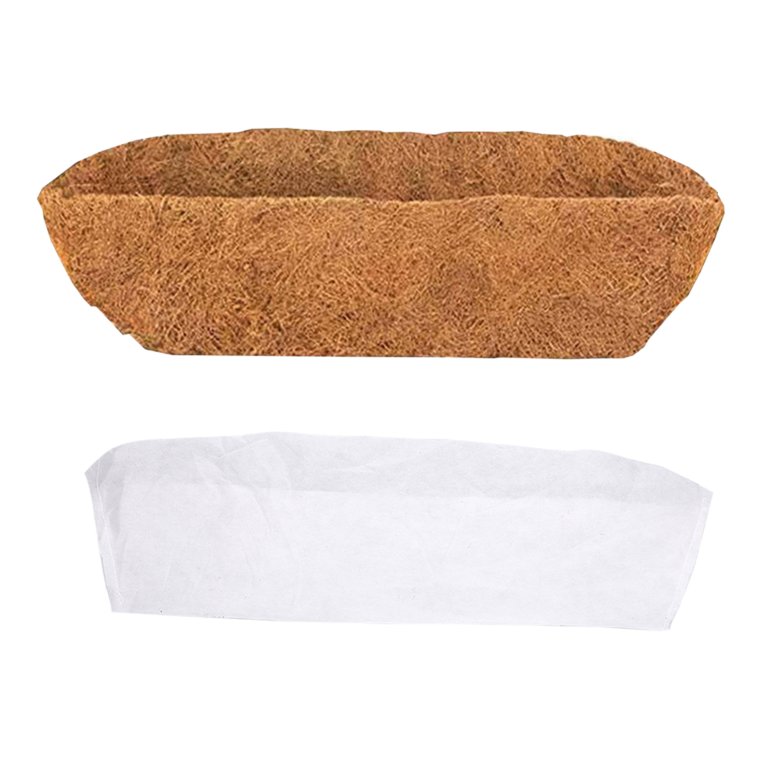 Set Aus 2 Saugfähigen Kokosfaser-hängekorbeinsätzen, 91 Cm (36 Zoll), Zum Anpflanzen Von Gartenpflanzen Und Blumen.