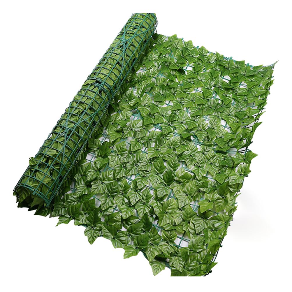 Künstlicher Efeuzaun, Künstliche Hecke Und Künstliche Laubrolle Für Die Außendekoration Und Den Garten.