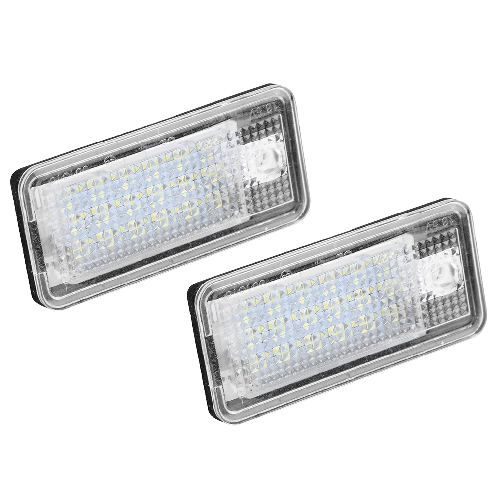 Hop-lpl0114 2-flammiges Led-kfz-kennzeichenbeleuchtungsset Für Audi A3 S3 A4 S4 B6 B7 A6 C6 S6