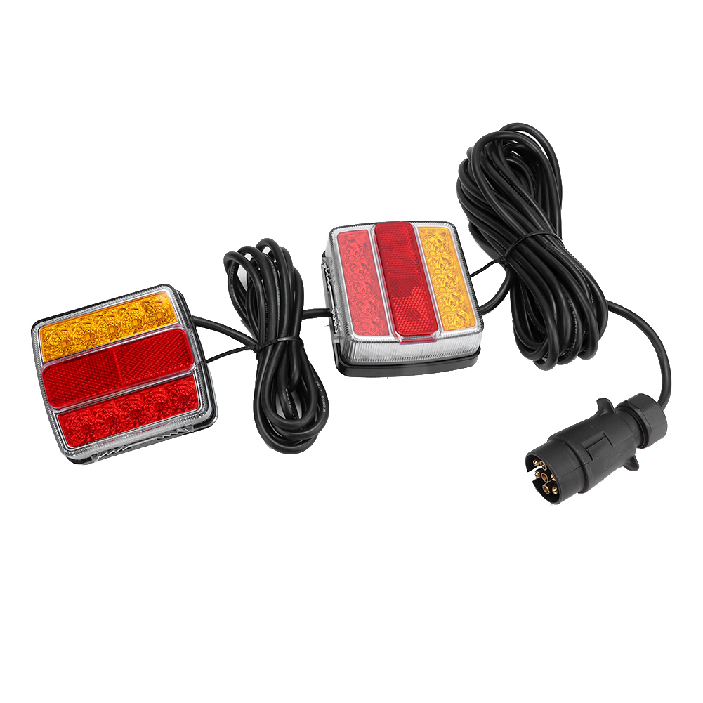 Rote Und Gelbe Led-rückleuchte Mit Blinker Und Sicherheitslicht Für Anhänger/lkw.