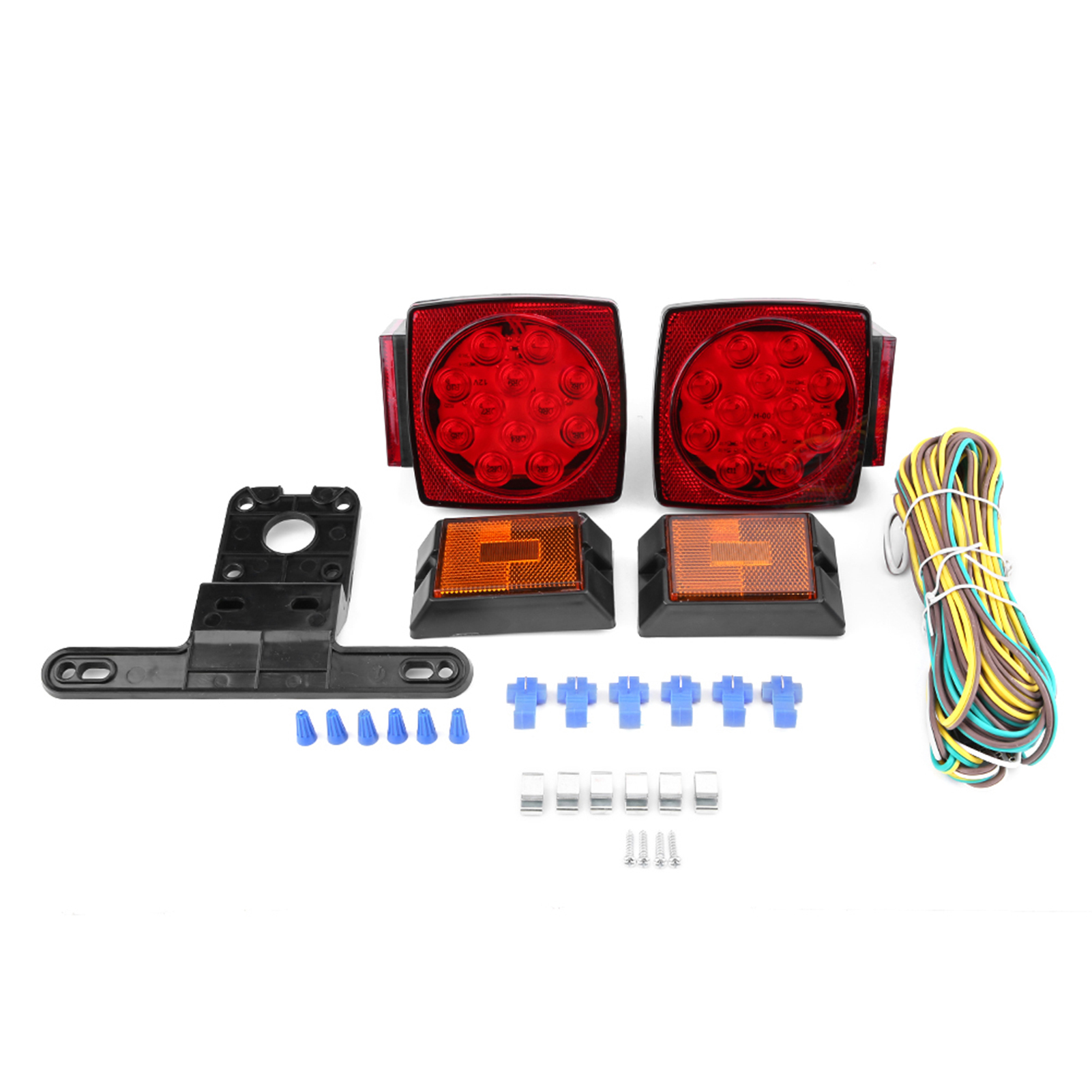 12v Led Unterwasser-rücklichtset In Quadratischer Form Für Anhänger, Boote Oder Schiffe (weniger Als 80 Zoll).
