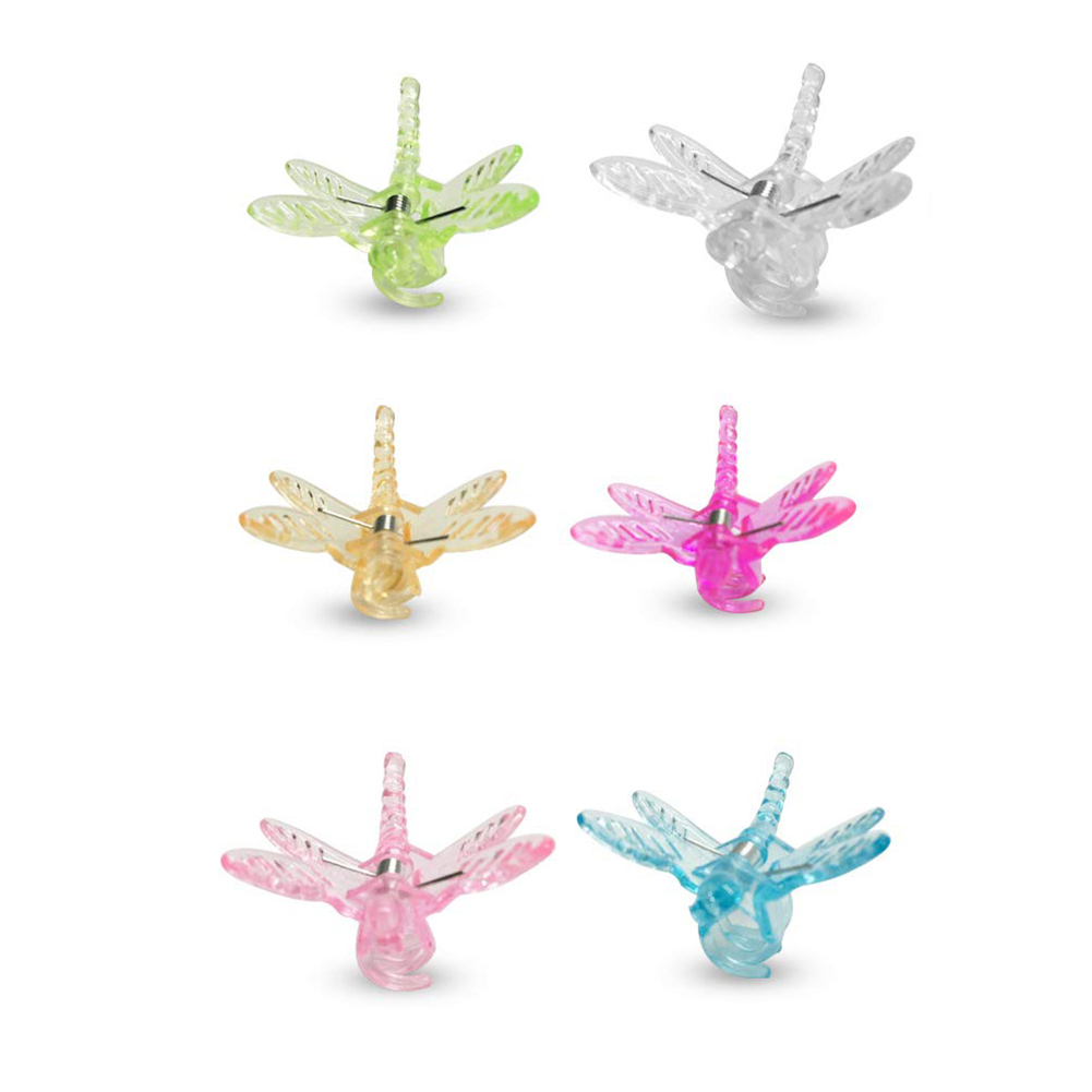 30 Orchideenclips Aus Kunststoff In Libellenform, Pflanzenstützen Für Gartenpflanzen, Blumenstielclips
