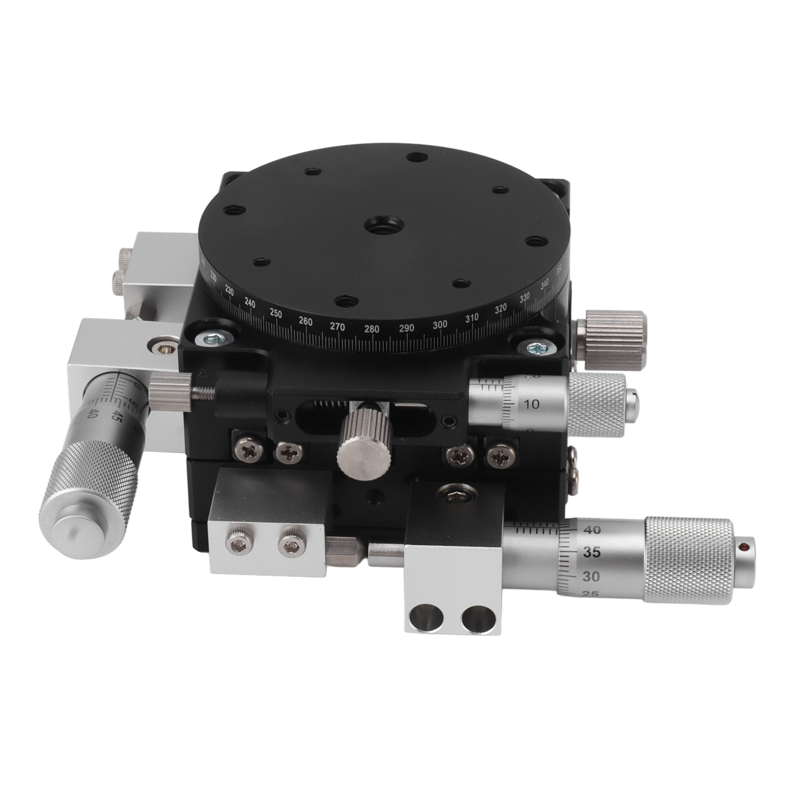 Manueller Xyr-3-achsen-linearpositioniertisch, Mikrometer, Verstellbares Lager, Schiebetisch