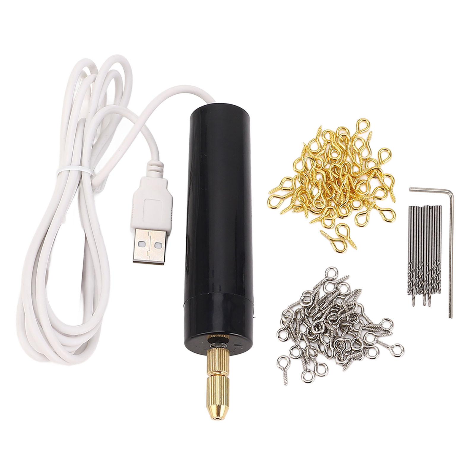 Multifunktionale Usb-mini-elektrobohrmaschine, 11.000 U/min Leerlaufdrehzahl Für Harz, Ideal Für Heimwerkerprojekte.
