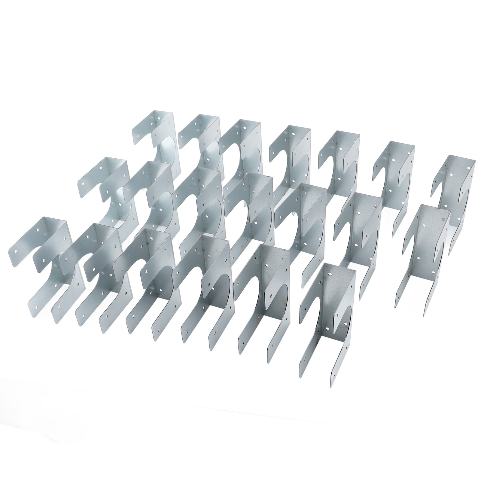 Packung Mit 20 Metallwinkeln Für Einzelne Holzständer, Geeignet Für Rohre Bis 6,35 Cm (2-1/2 Zoll). Zusätzliche Unterstützung Für Holzständer.