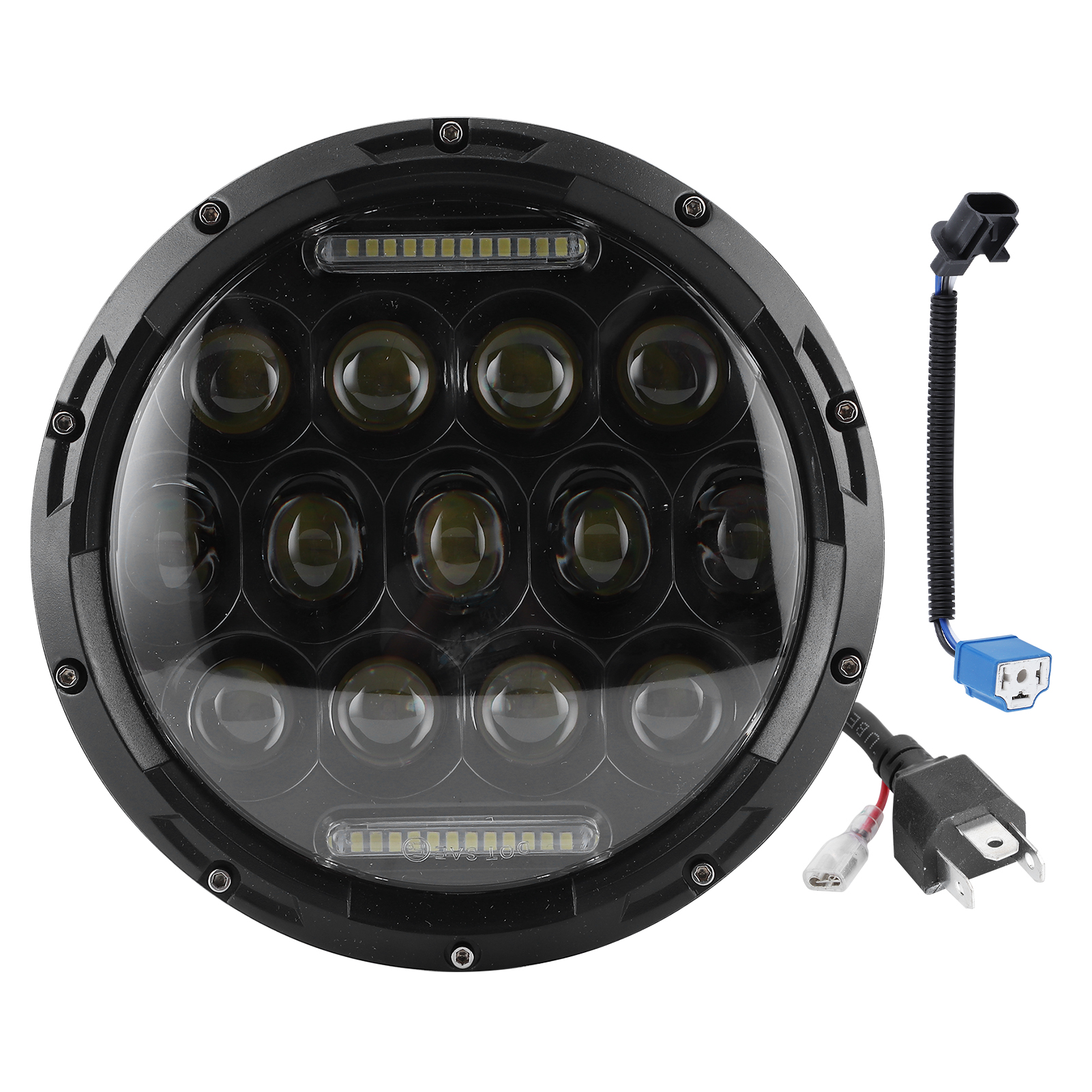 7-zoll-led-scheinwerfer Mit 75 W Und 6500 K Hoher Helligkeit, Kompatibel Mit Jeep Wrangler