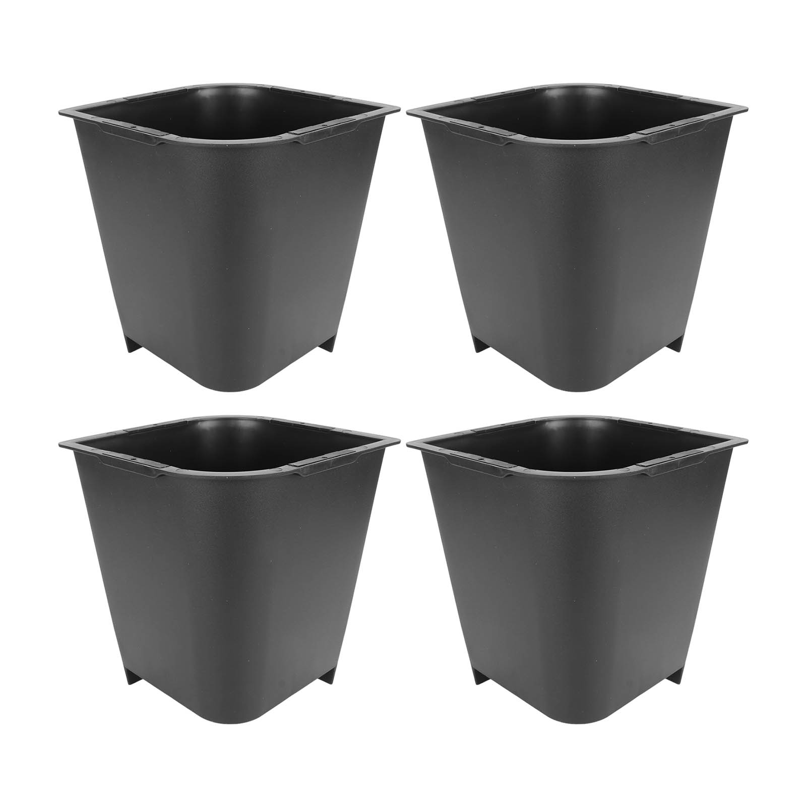 Set Mit 4 Schwarzen, Trapezförmigen Bett- Und Stuhlfüßen, 20 Cm Hoch, Für Hohe Beanspruchung. Zusätzliche Stützen Und Erhöhungsfüße Für Möbel.