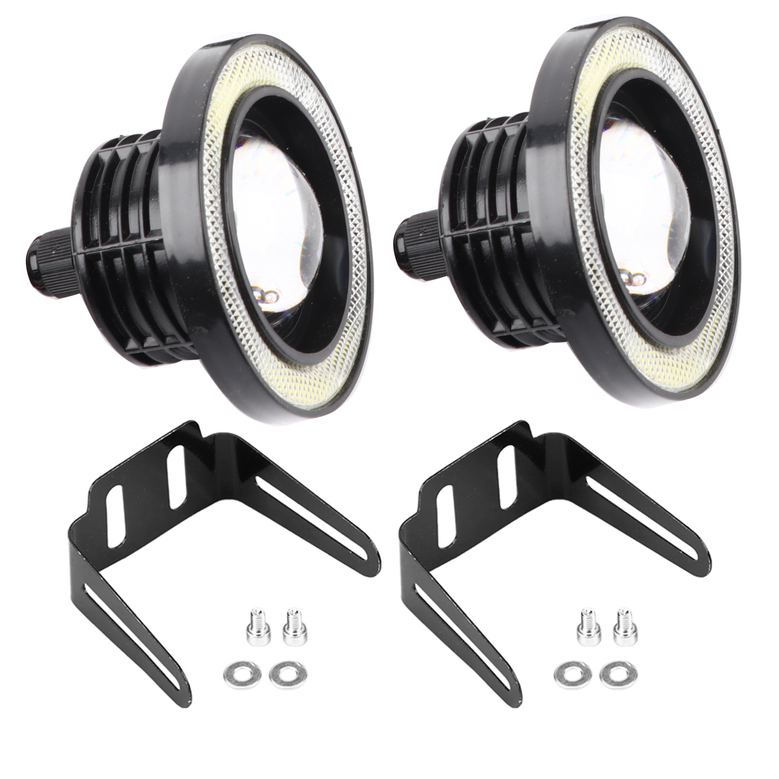 Set Mit 2 Universellen 10w Cob Led-tagfahrlichtern, Nebelscheinwerfern Für Autos (3,5 Zoll)