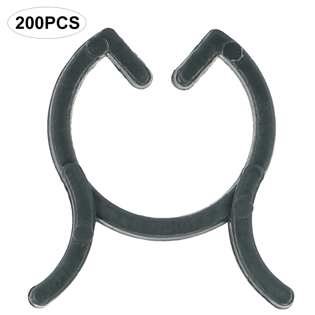 Packung Mit 200 Robusten Pflanzenclips Für Blumenstiele Und Rankenstützen, Gartenzubehör, 20 Mm