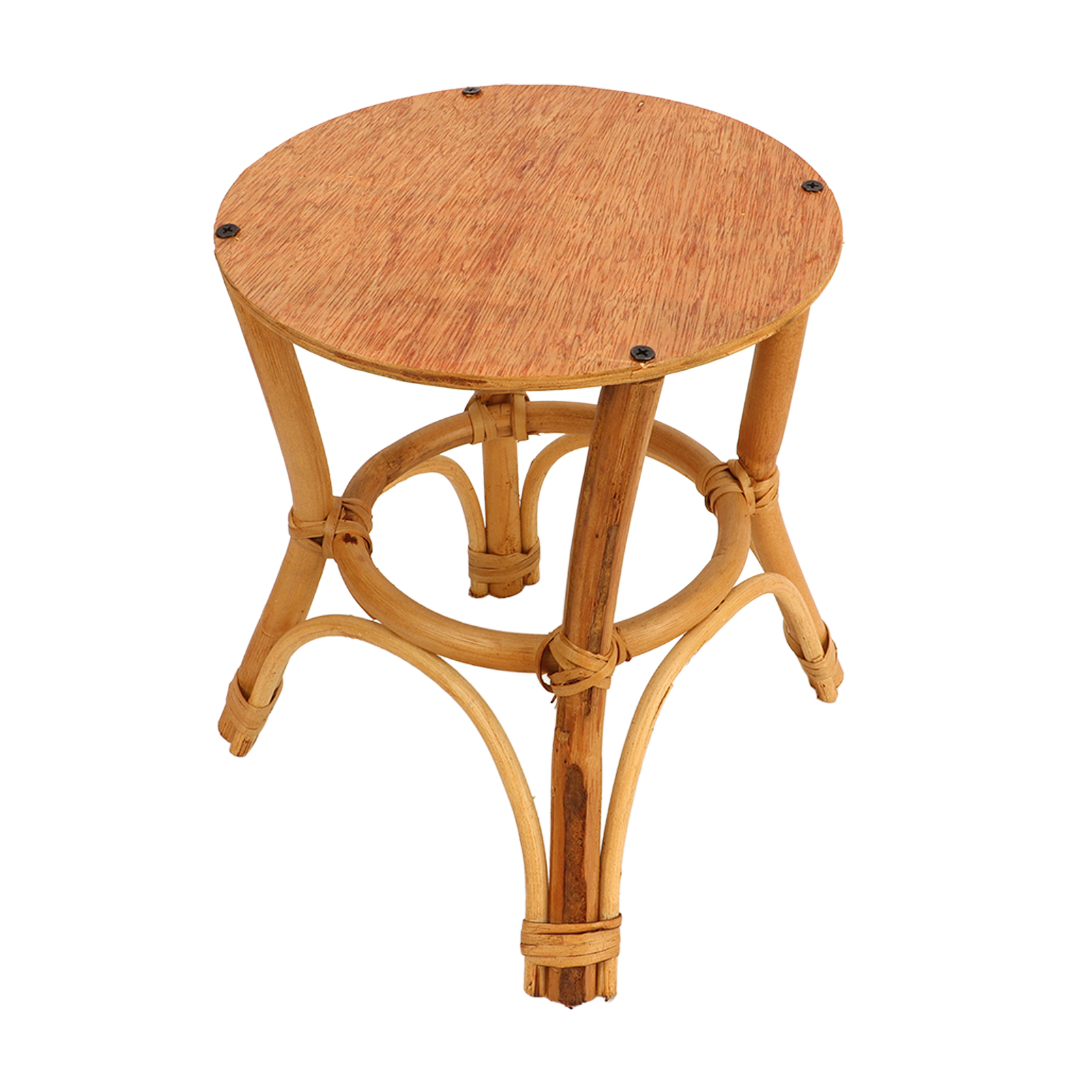 Holzhocker, Multifunktionaler Pflanzenständer, Runder Pflanzenständer Im Skandinavischen Stil, Regal Für Den Balkon Oder Die Terrasse