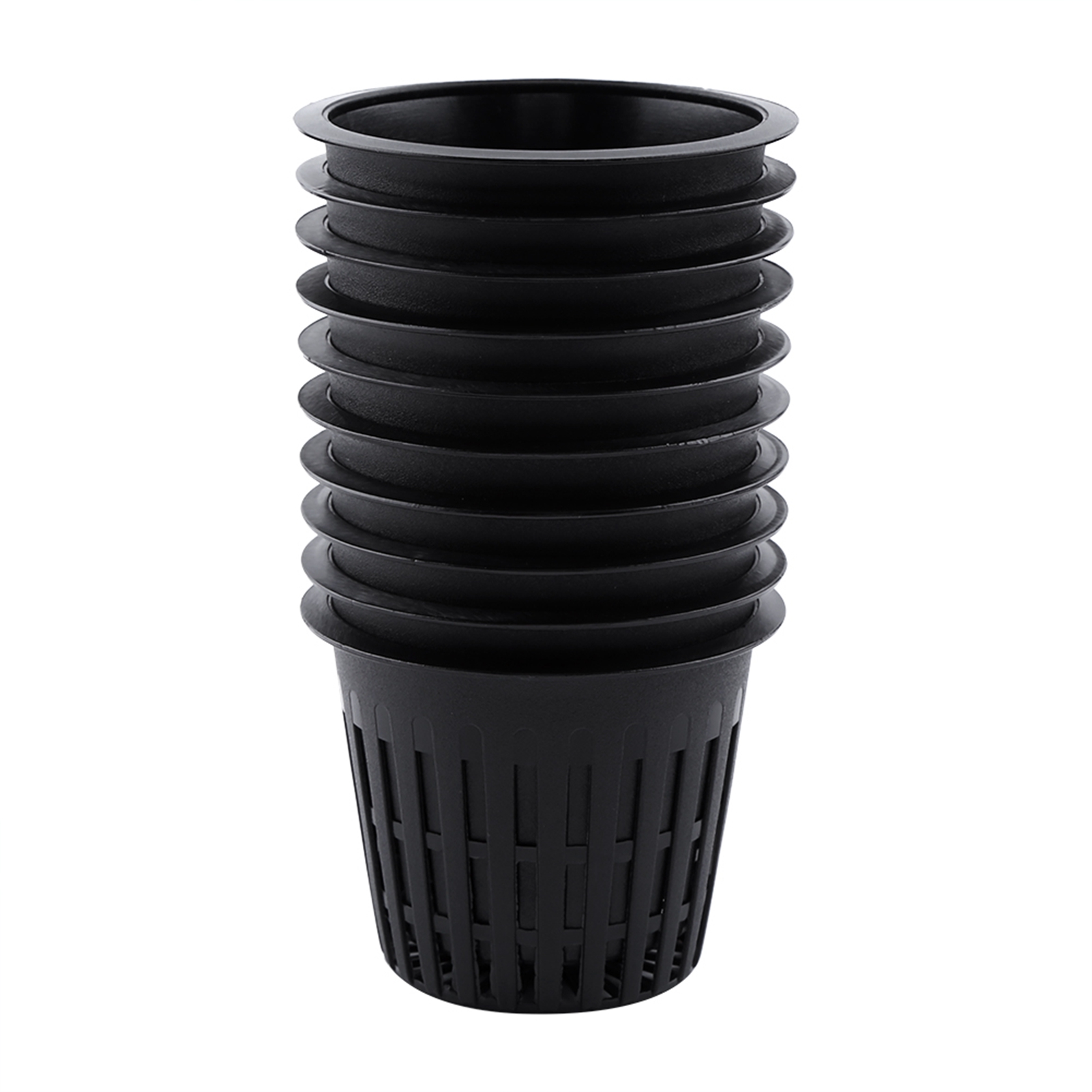 Set Mit 10 Robusten Netzkörben Für Die Hydroponische Anzucht Von Stecklingen (schwarz)