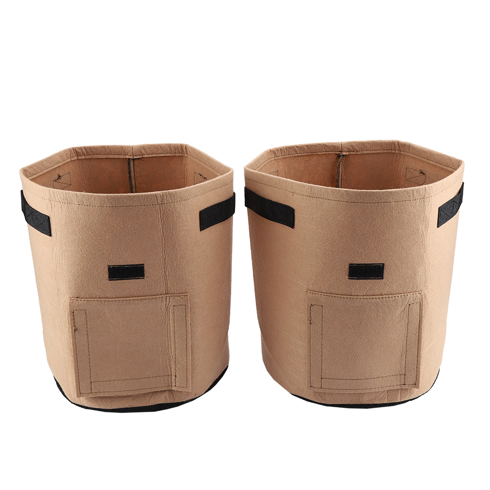 Atmungsaktiver Pflanzsack Für Kartoffeln Und Tomaten, Gemüseanbausack Für Den Garten (braun)