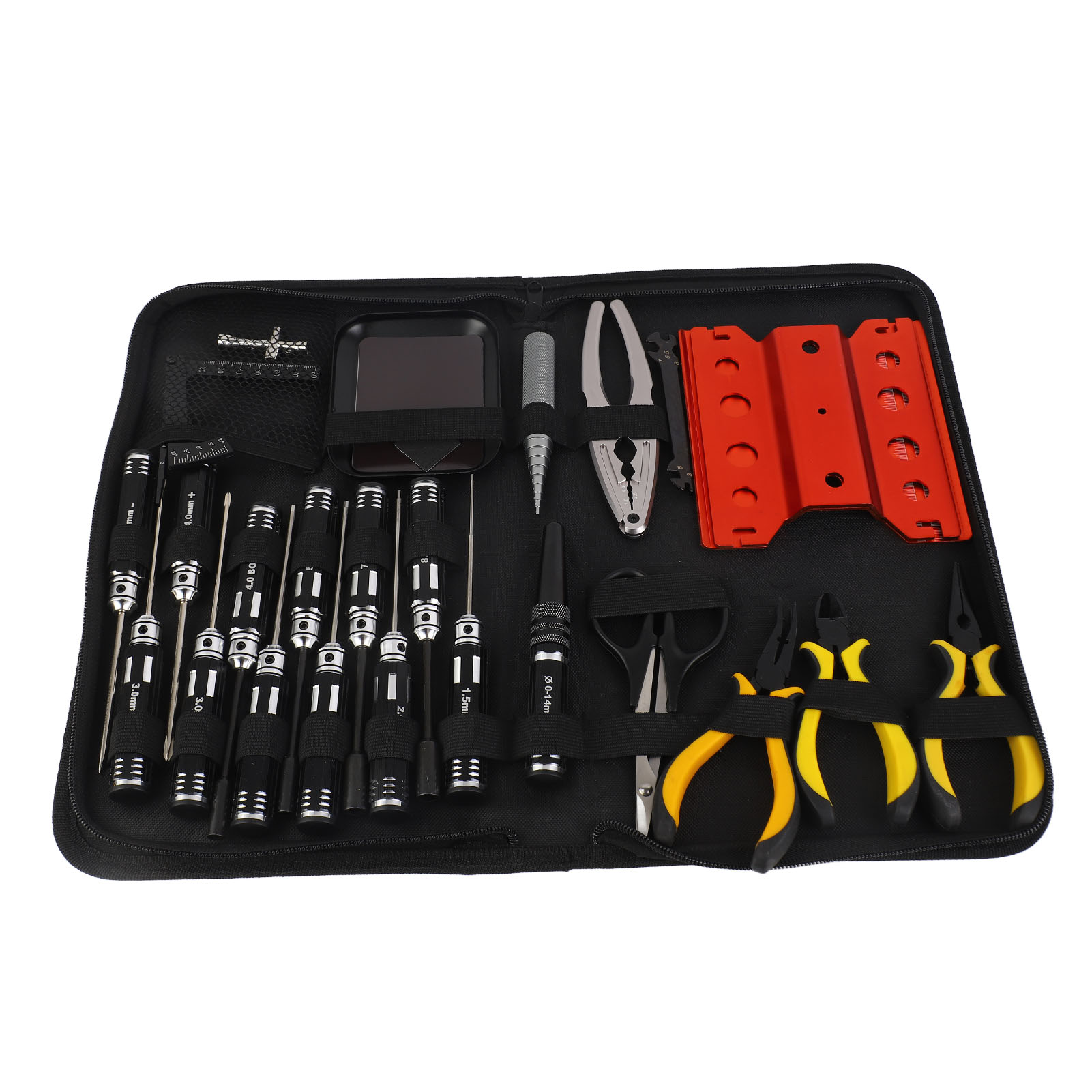 44-in-1 Rc-werkzeugset, Tragbares Elektronik-reparaturset Für Rc-autos Und -trucks