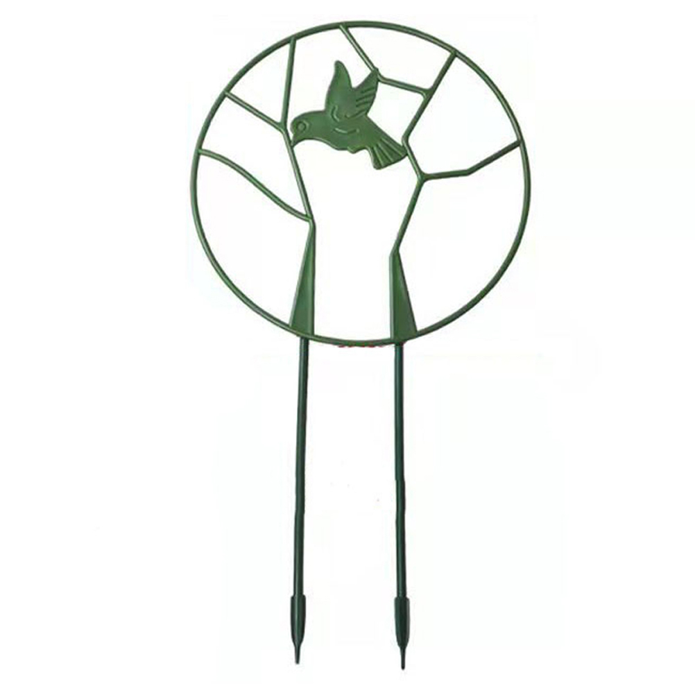 Rankgitter Für Kletterpflanzen, Rundes Eisenspalier Mit Rostbeständiger Beschichtung, Stütze Für Kletterpflanzen.