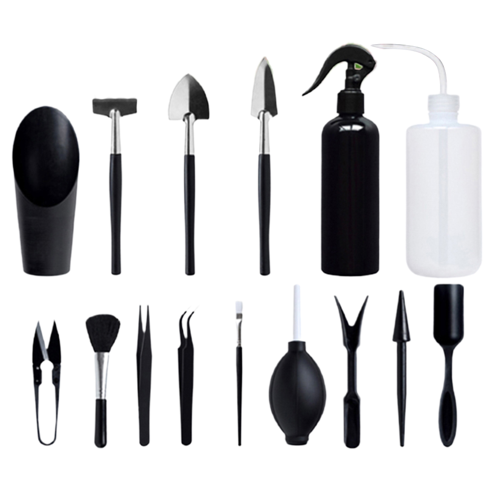 Set Aus 15 Robusten Gartengeräten, Mini-handgartengeräte, Ideales Geschenk Für Gärtner.