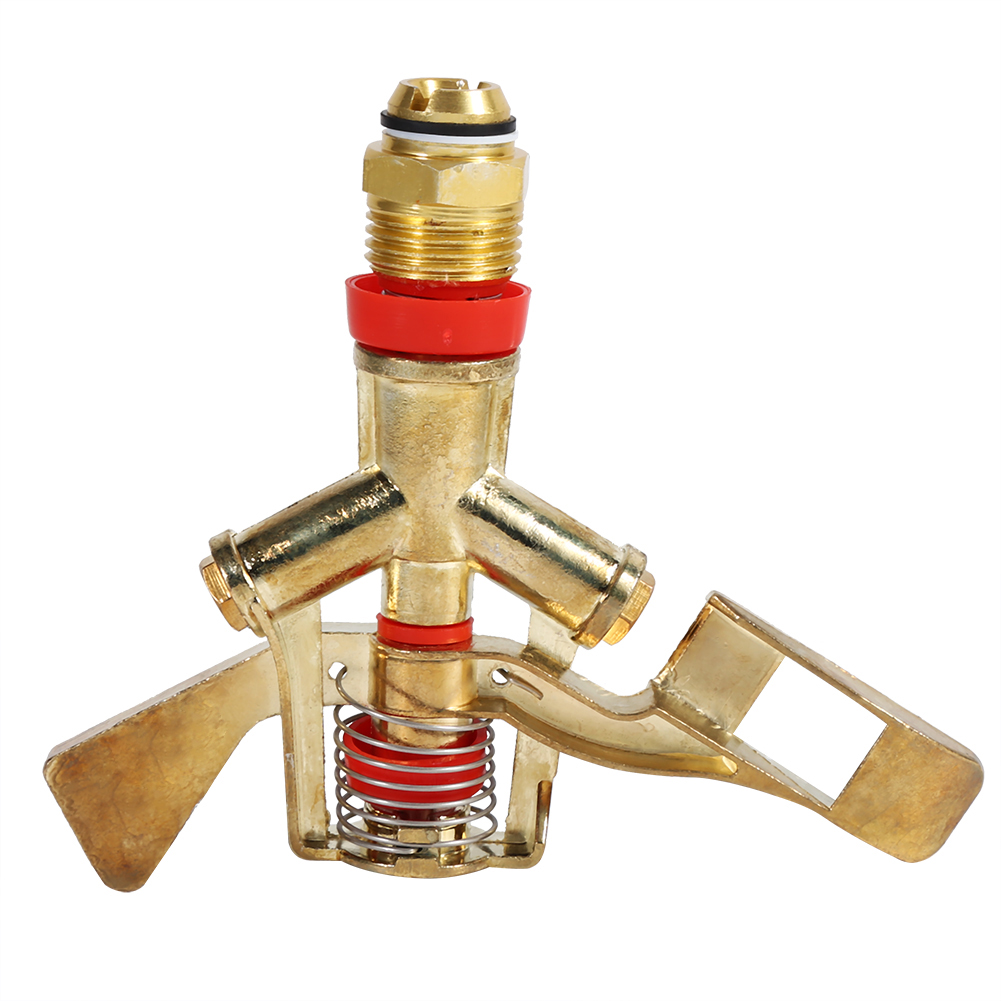 Drehbarer Messing-schwenkarm-sprinkler Mit 1/2-zoll-anschluss Für Die Gartenbewässerung