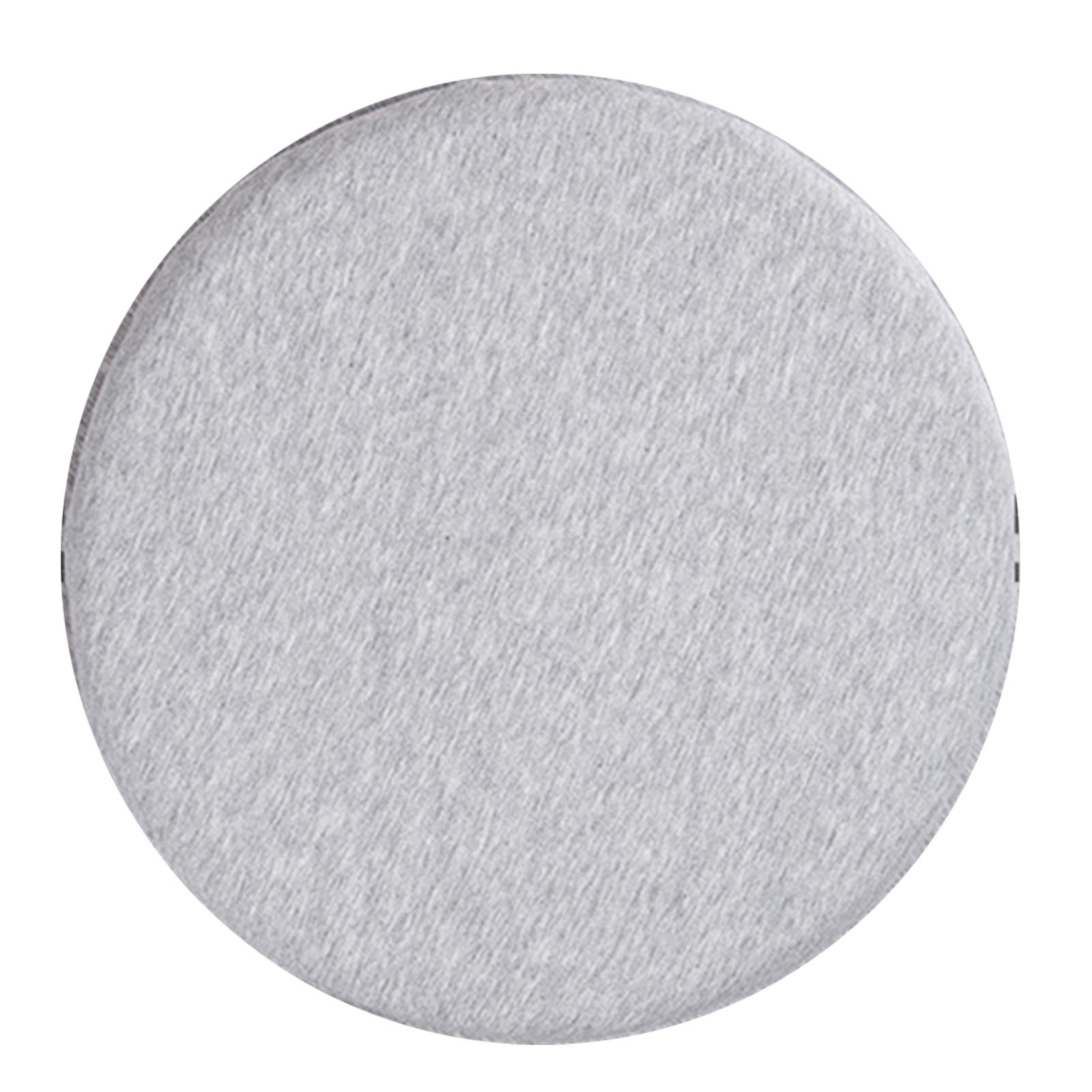 Bequemer Runder Pouf/kissen Aus Memory-schaum, Abnehmbar Und Waschbar, Hellgrau, 35 X 35 X 3,5 Cm.