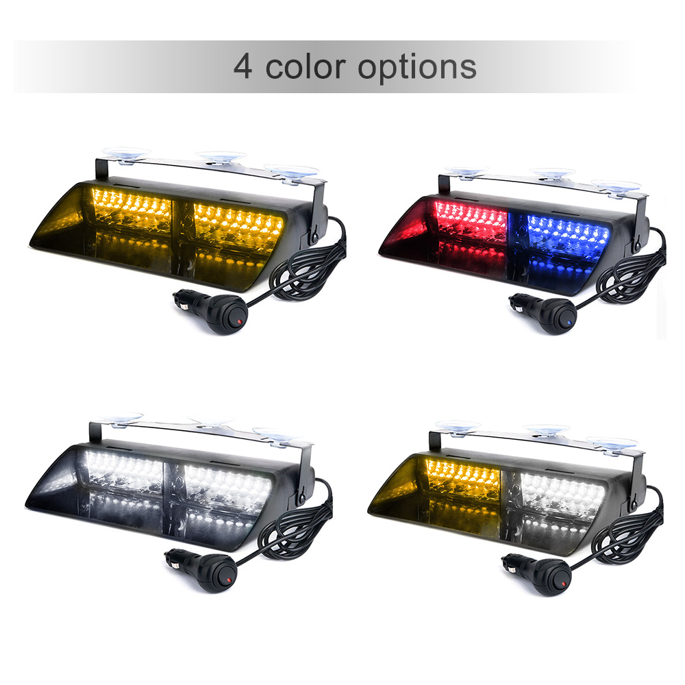 16 Leds, 18 Blinkmodi, Notfall-blitzlicht Für Pkw/lkw, Rot Und Blau
