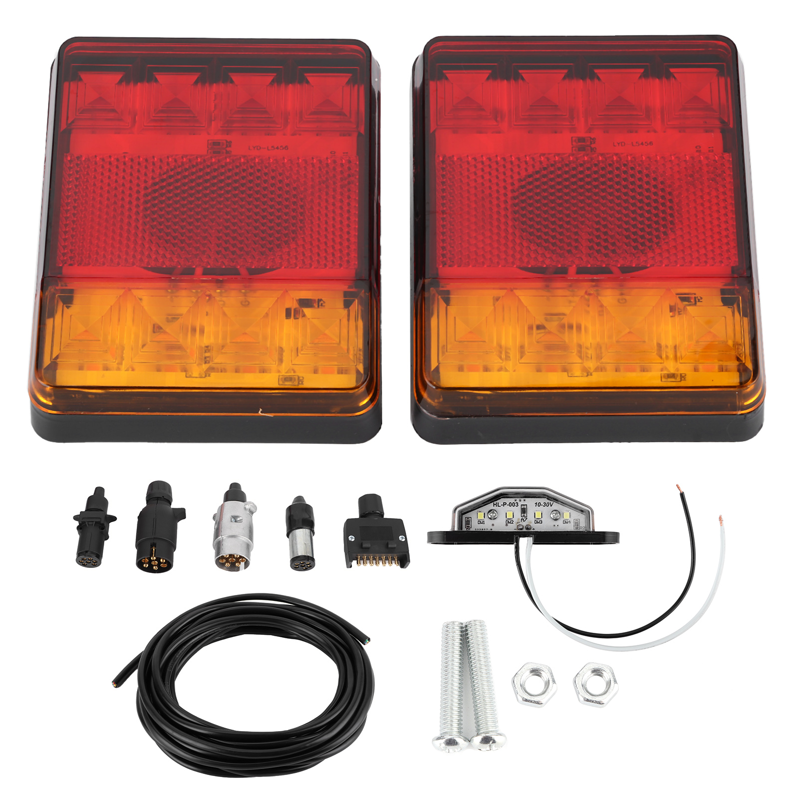 Universelles Zweifarbiges 8-led-rücklicht, Ip65 Wasserdicht, Für 12v-lkw, Anhänger Und Quads.