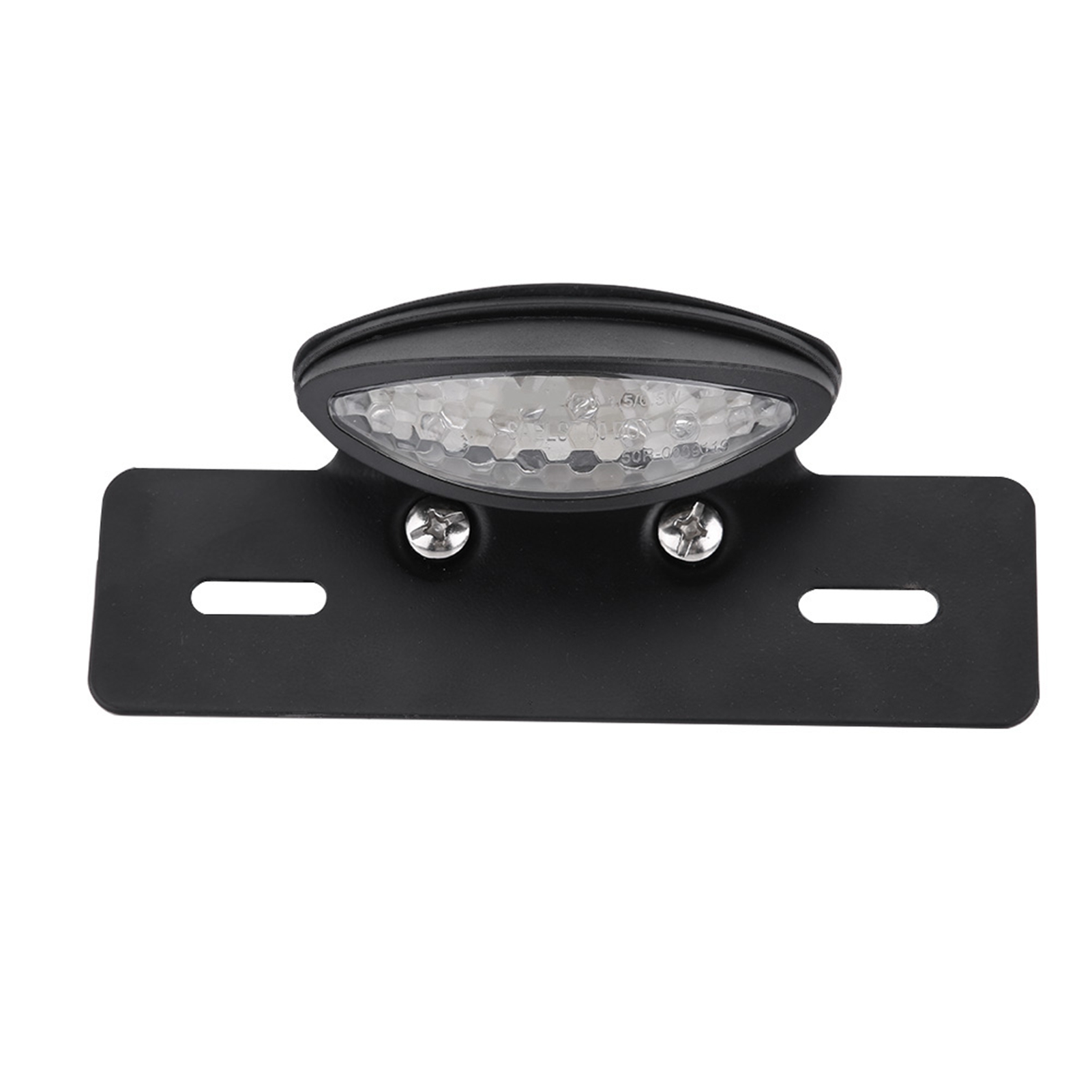 Weißes Led-rücklicht Für Motorräder, Mit Kennzeichen- Und Bremslicht, Im Café-racer-stil.