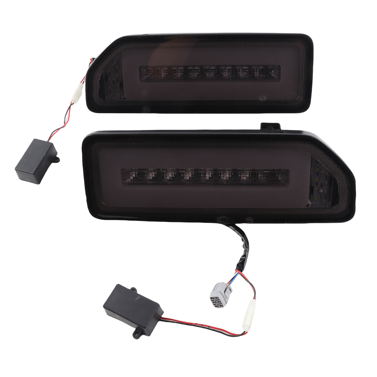 Dynamische Led-rückleuchten (paar) Mit Rückfahrblinkern Und Parkleuchten, Kompatibel Mit Suzuki Jimny 2019-2020 (rauchfarben).