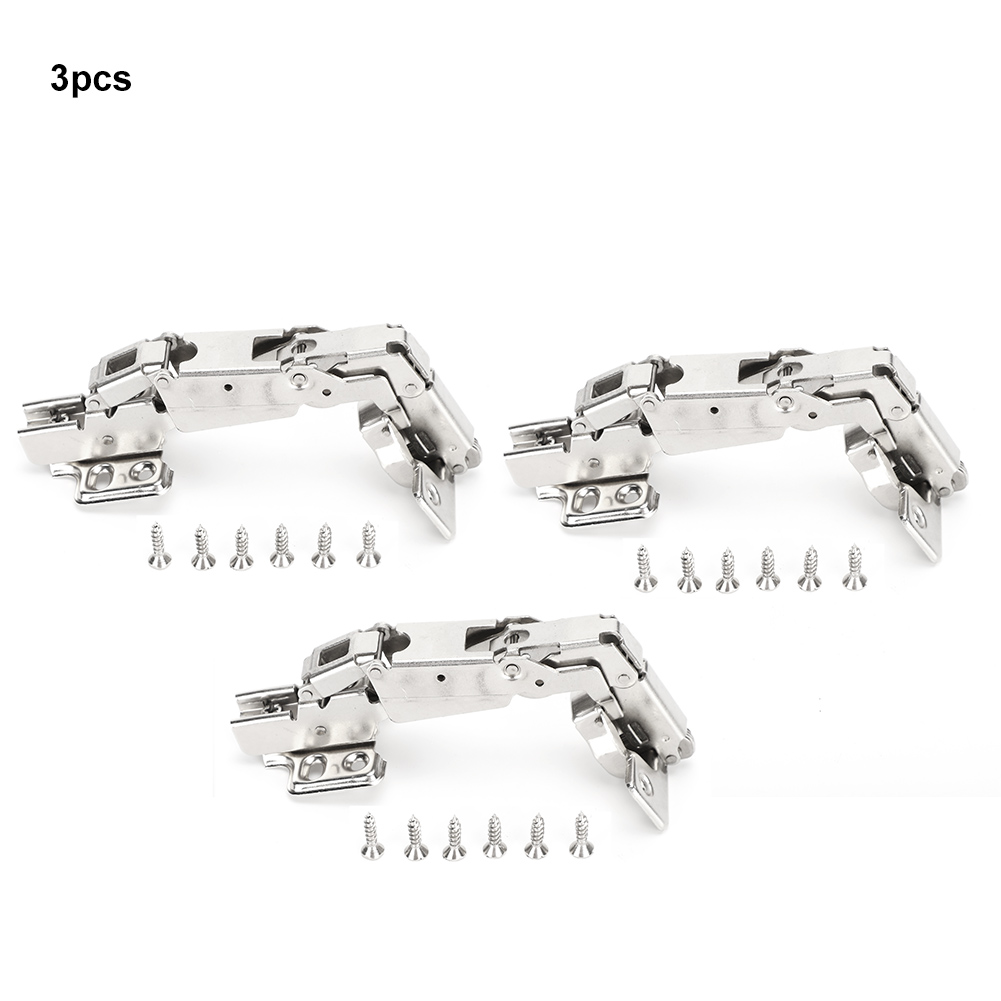 Set Mit 3 Türscharnieren Aus Edelstahl Für Möbel, Schränke Und Regale