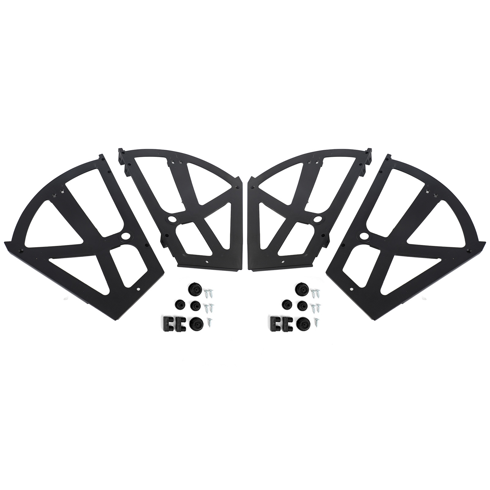 Set Mit 4 Scharnieren Für Schuhschubladen Und Schränke, Inklusive Klappplatte Und Regalbodenzubehör.