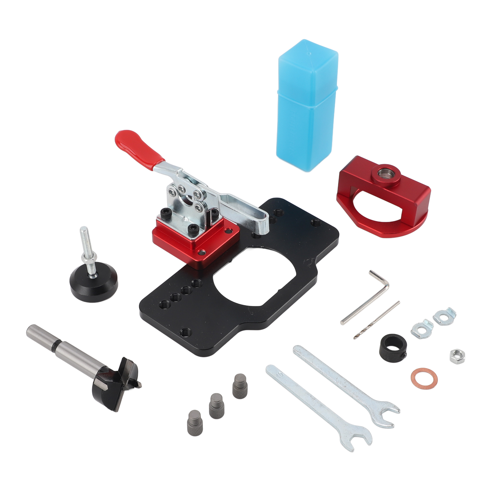 Bohrschablone Für Scharniere, Körner, 35-mm-bohrführung Für Türen Und Möbelplatten Aus Aluminiumlegierung.