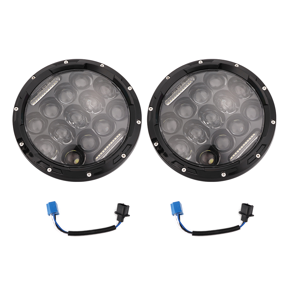 7-zoll-rundscheinwerfer (fern-/abblendlicht) Kompatibel Mit Jeep Jk Tj Lj Wrangler