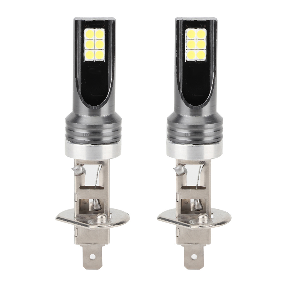 H1 3030-12 6000k Led-scheinwerfer Für Autos, Wasserdicht, Kfz-beleuchtungszubehör