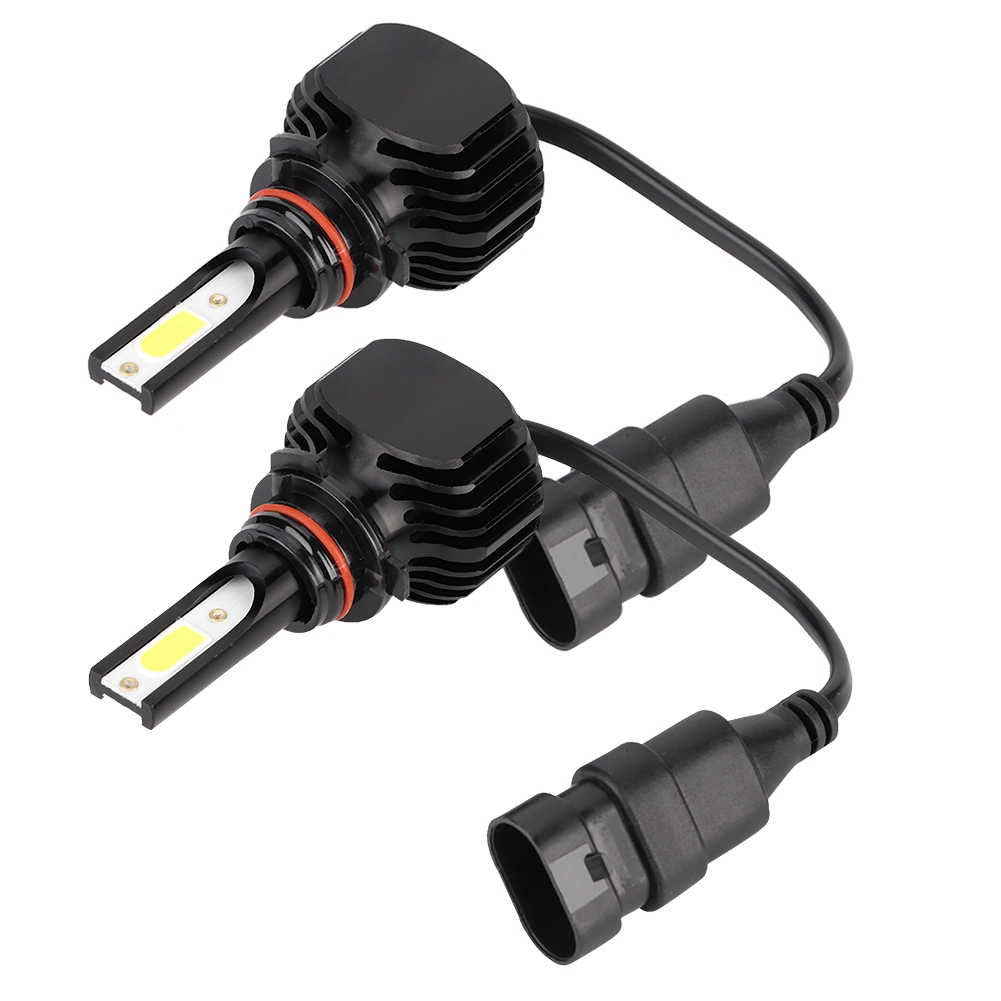 Set Mit 2 Lüfterlosen Led-autoscheinwerfern 9006/hb4 6000k L5 Weißes Licht