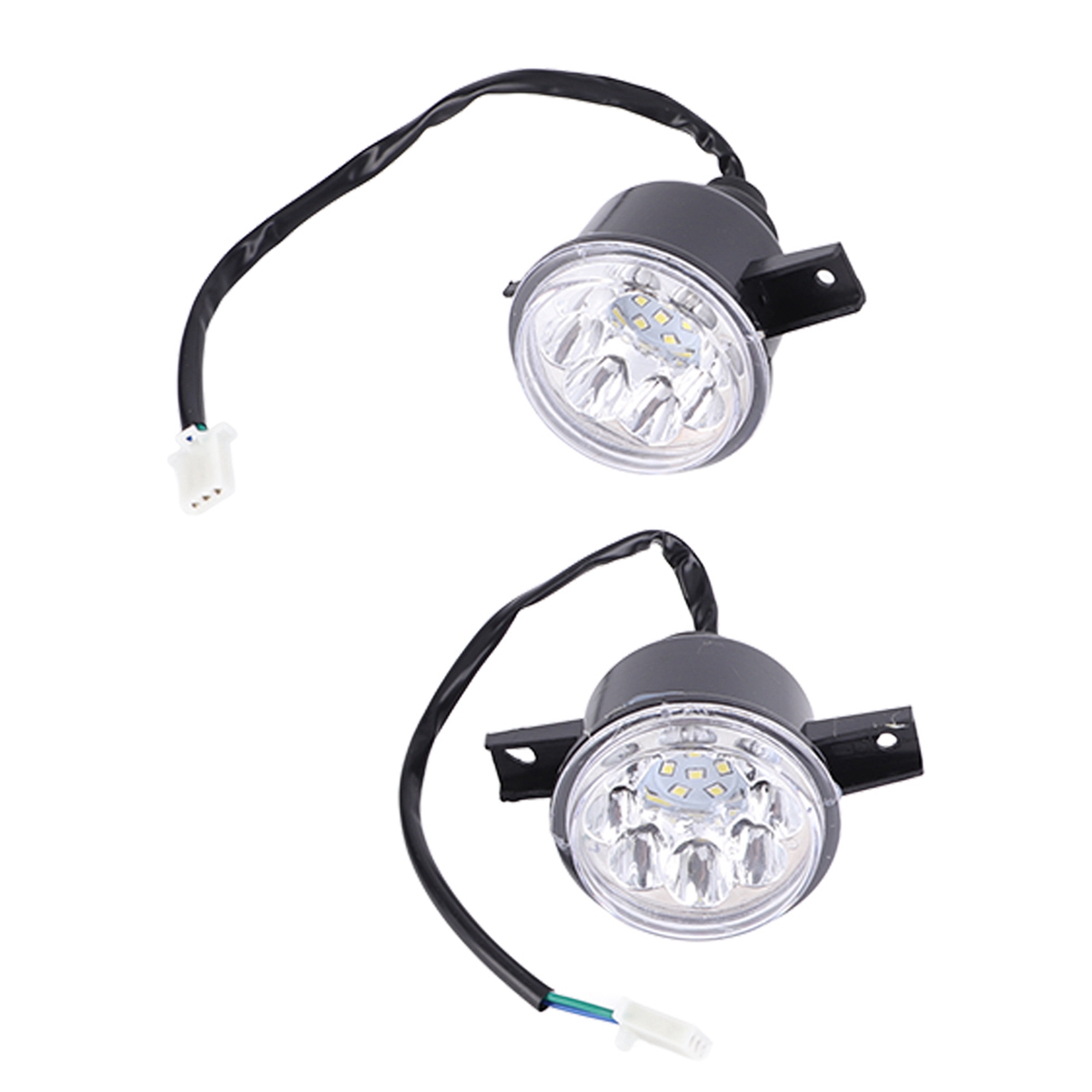 Set Aus 2 12v Led-scheinwerfern (links Und Rechts), Kompatibel Mit Bull Farm Quad 150cc Und 250cc Offroad-quads Und Motorrädern.