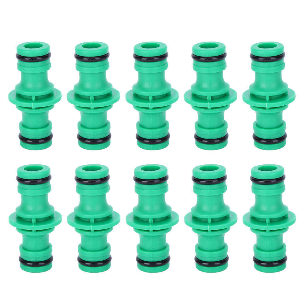Set Mit 10 Geraden Schnellverbindern Für Gartenschläuche, Verbindungswerkzeug Für Gartenbewässerungsschläuche