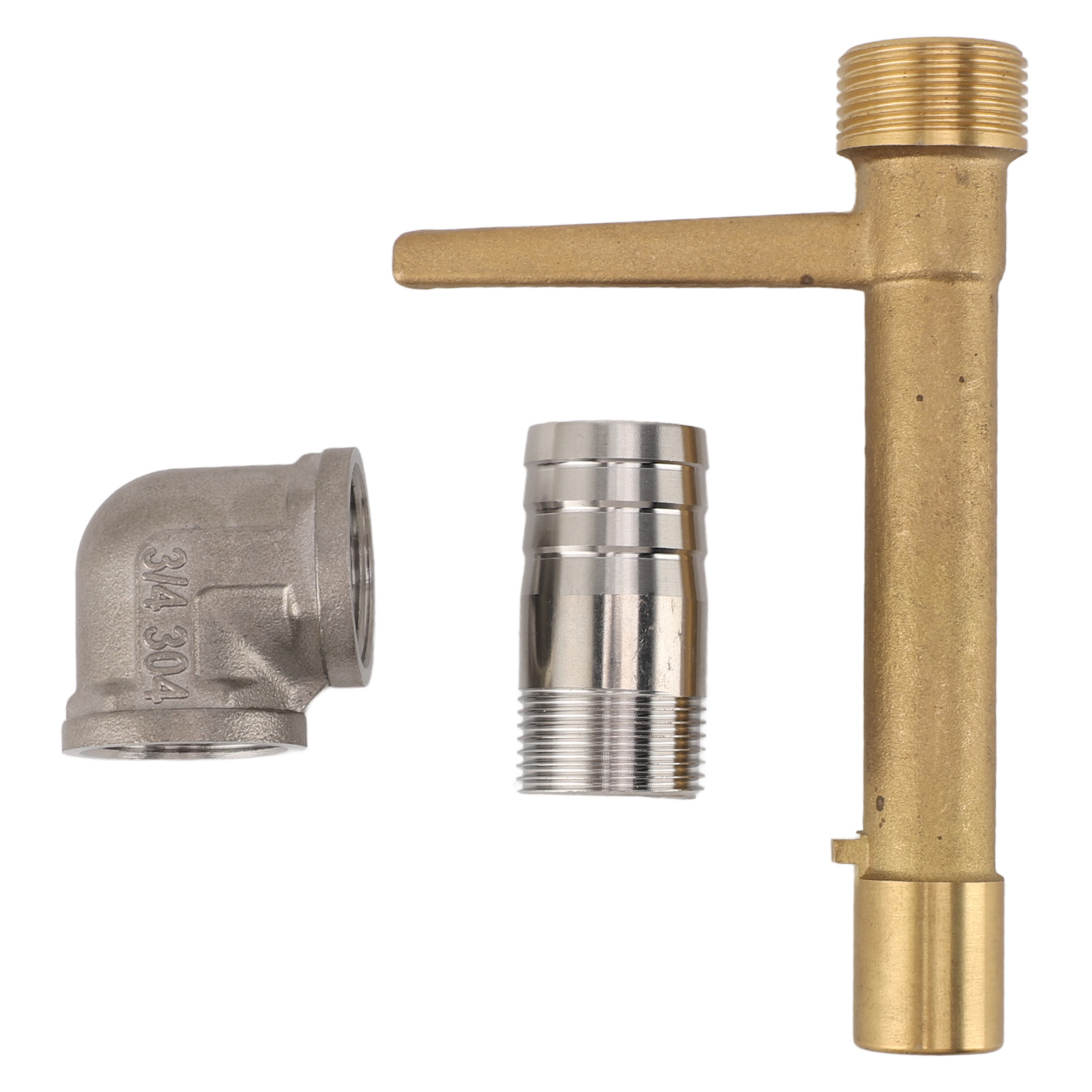 Rostfreier Und Wasserdichter Schnellkupplungsschlüssel G3/4 Für Gartenschlauchanschlüsse, Für Gartenbewässerungssysteme.