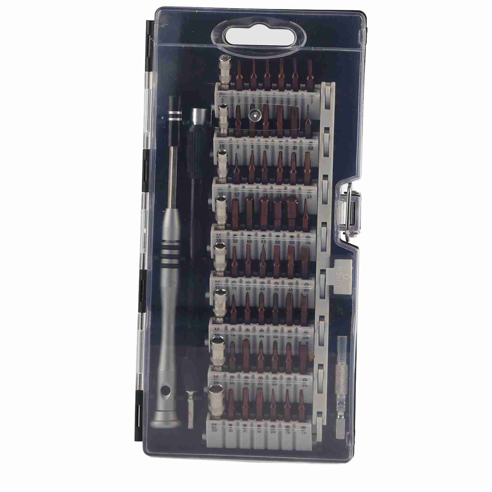 57-in-1-schraubendreher-set: 56 Bits Und 1 Griff. Heimwerker-schraubendreher Für Diverse Reparaturen.