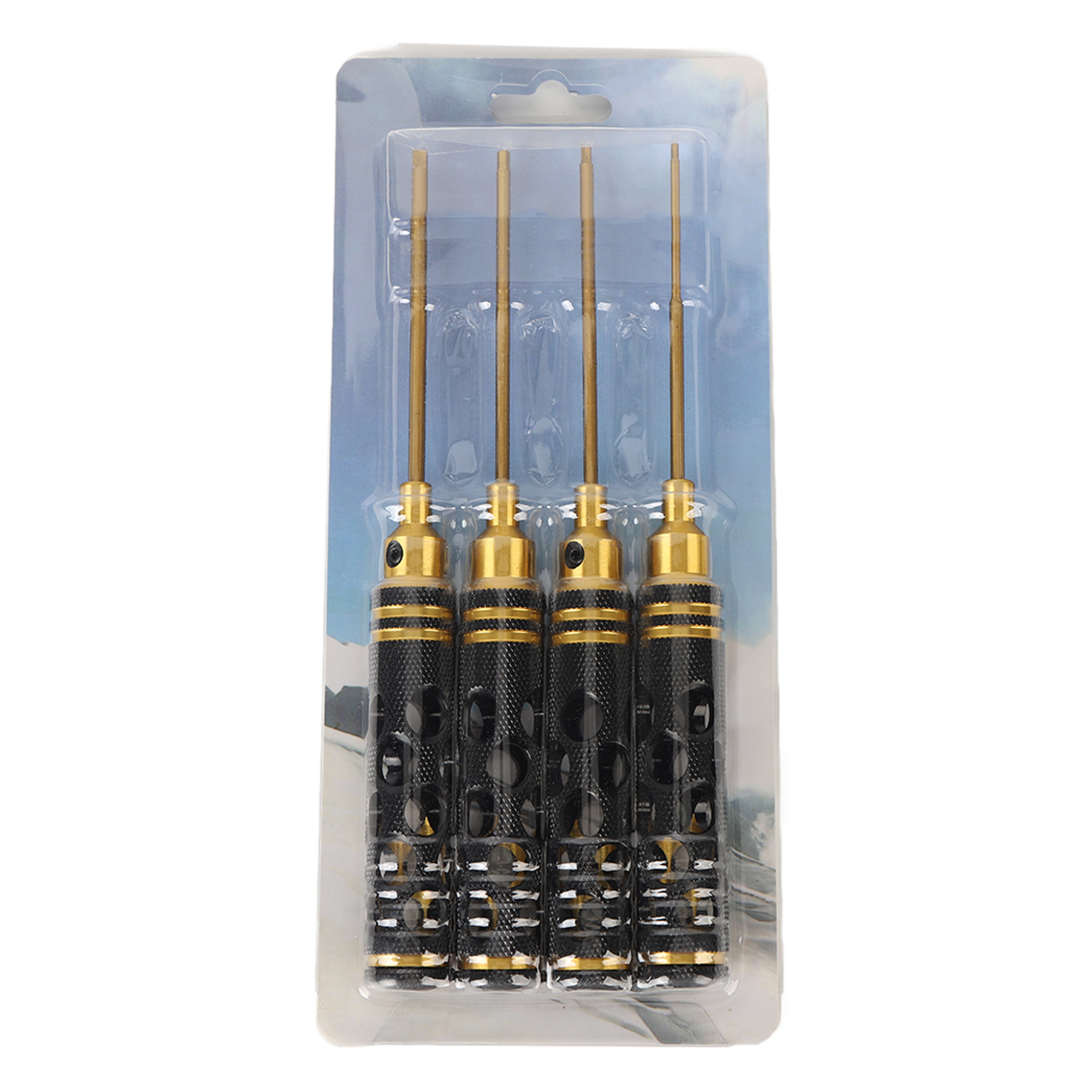 Set Aus 4 Robusten Und Hochpräzisen Profi-schraubendrehern Zur Reparatur Von Ersatzteilen