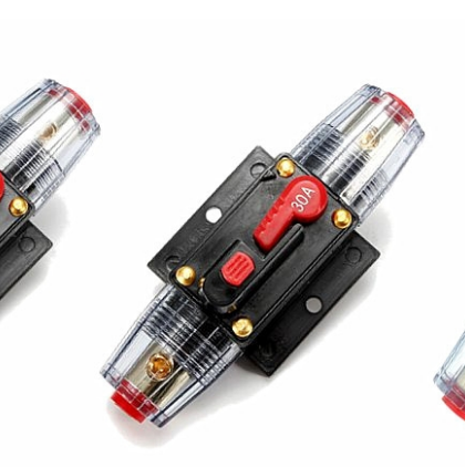 Dc12v-24v Kfz-leistungsschalter-rückstellung, Inline-sicherung, Schutz Des Wechselrichter-audio-/videosystems (30a)