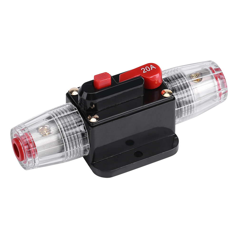 Dc12v-24v Kfz-leistungsschalter-rückstellung, Inline-sicherung, Schutz Des Wechselrichter-audio-/videosystems (20a)