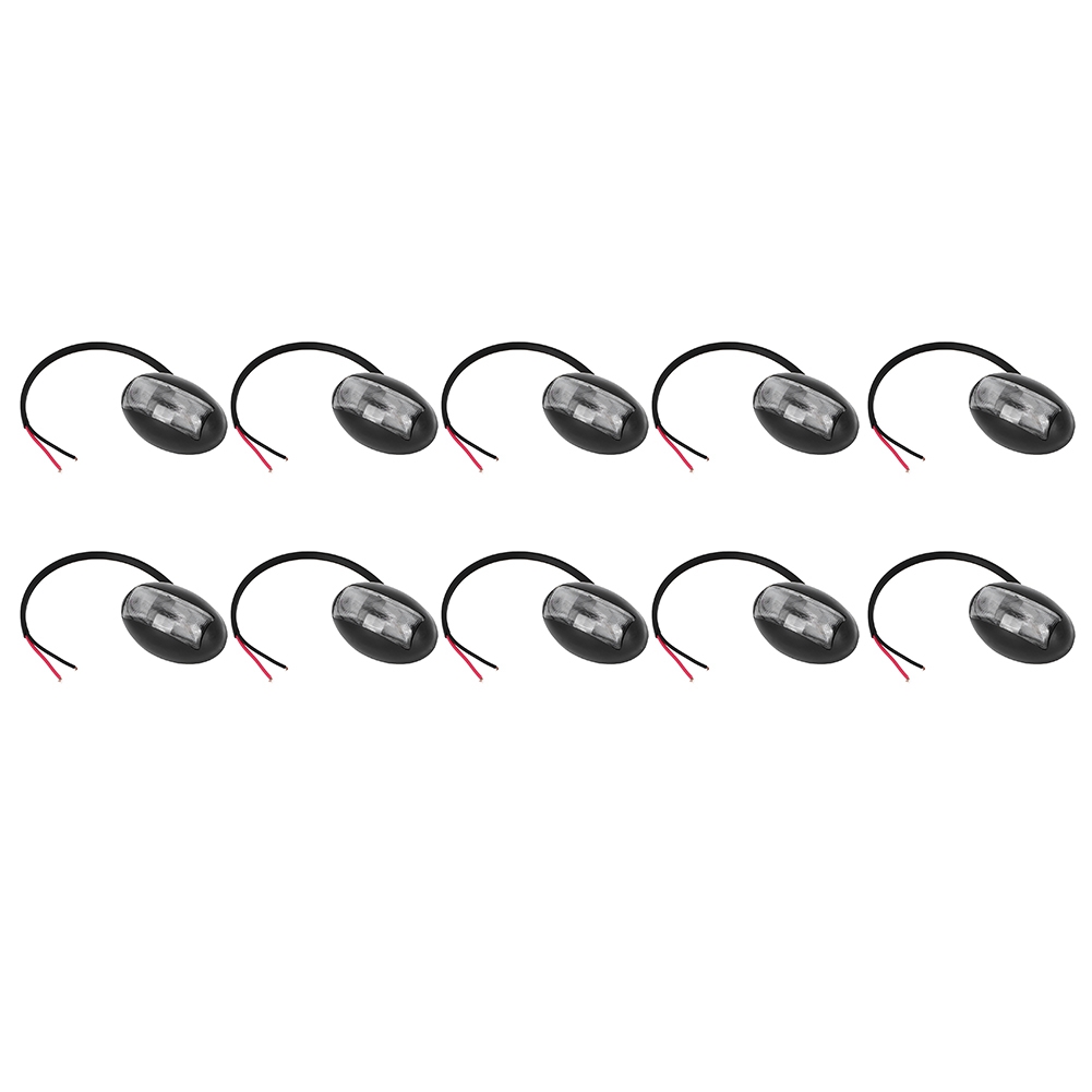 Packung Mit 10 Led-seitenmarkierungsleuchten Für Lieferwagen Und Anhänger, Die Energieeinsparungen Ermöglichen.