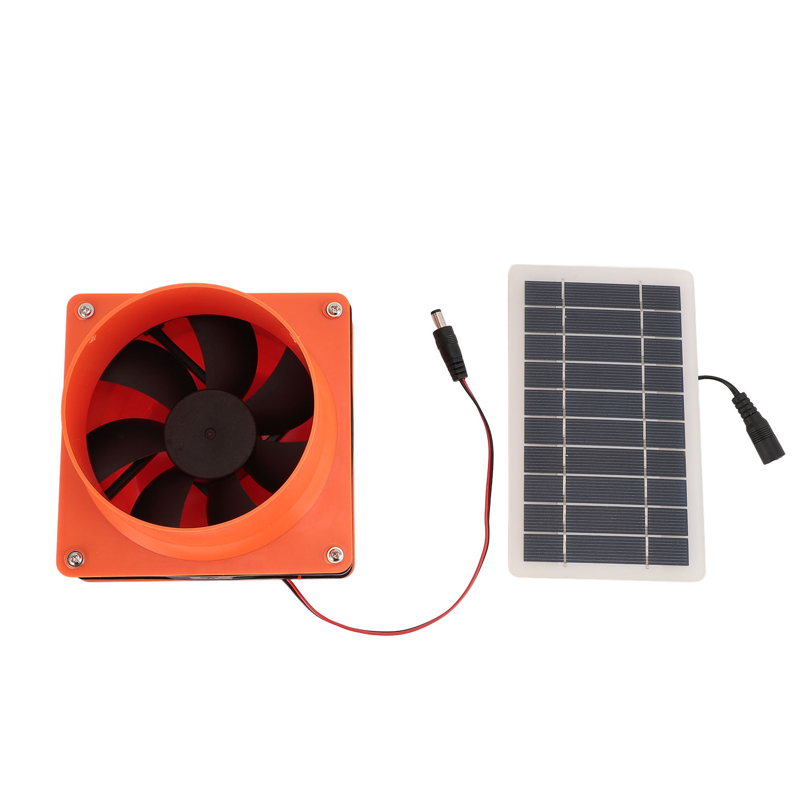 10w 5v Solar-abluftventilator, Monokristallines Silizium-abs-solarpanel, Belüftungsset Für Rundrohre, Vogelhäuser Oder Hühnerställe