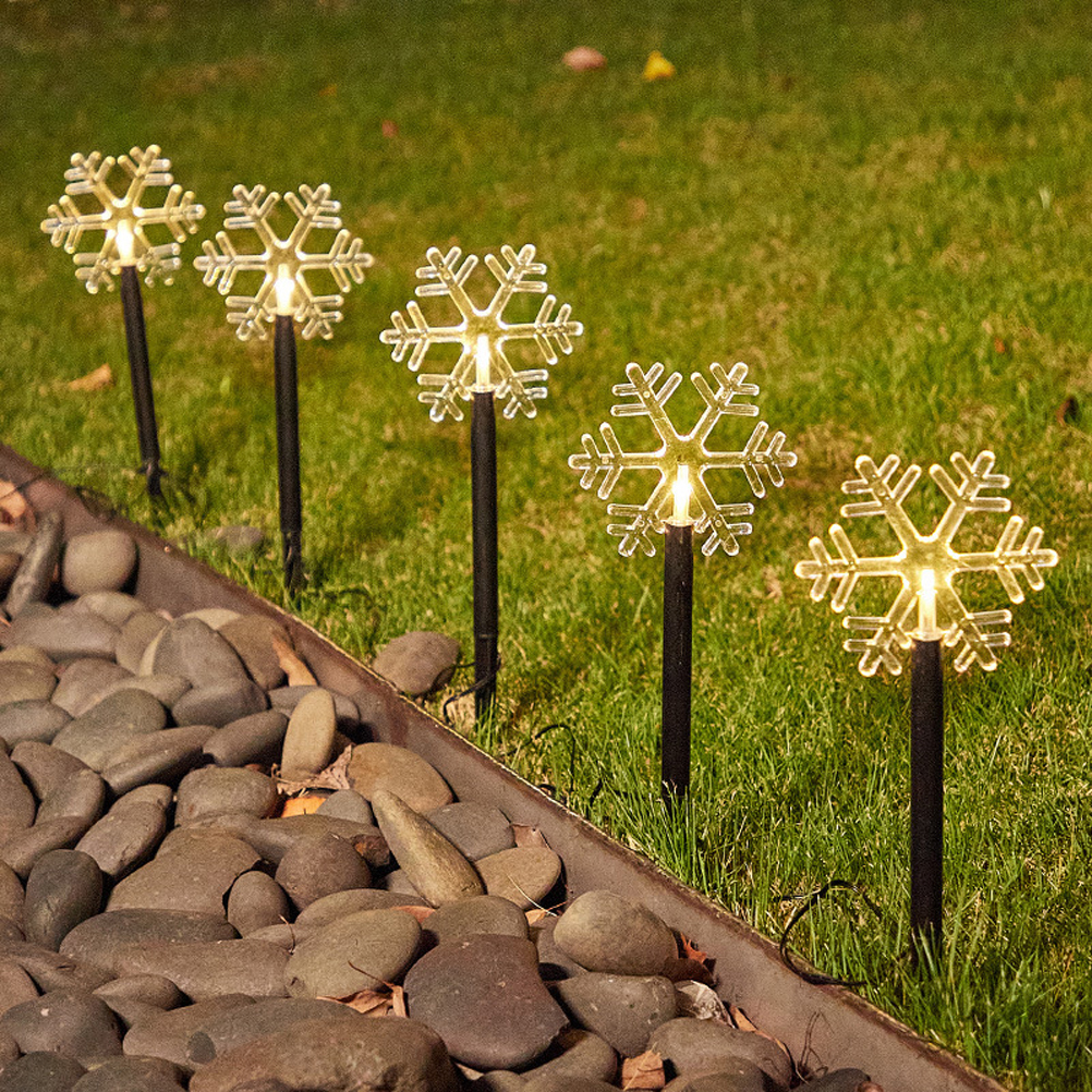 Solarbetriebene, Sternförmige Lichterkette Für Den Außenbereich: Energieeffizient, Wasserdicht Und Einfach Zu Befestigen. Ideal Zur Dekoration Von Haus, Wegen, Garten, Hof, Rasen Und Terrasse.