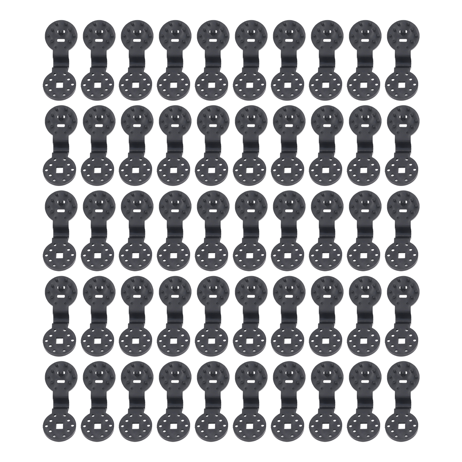 50 Runde Vogelabwehrclips Aus Kunststoff Für Gewächshäuser Oder Schattiergewebe Im Garten.