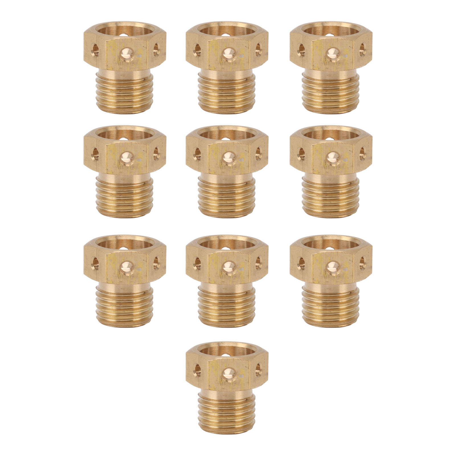 Packung Mit 10 Mehrloch-sprühdüsen Aus Messing, Korrosionsbeständig, Für Garten- Und Rasenkühlungssysteme, M14x1,5