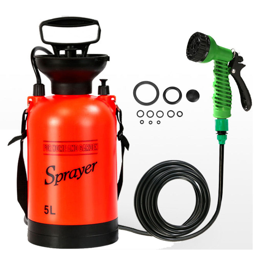 Multifunktionaler, Manueller Pneumatischer Rasensprenger Für Kleine Gärten Und Rasenflächen, 5 L