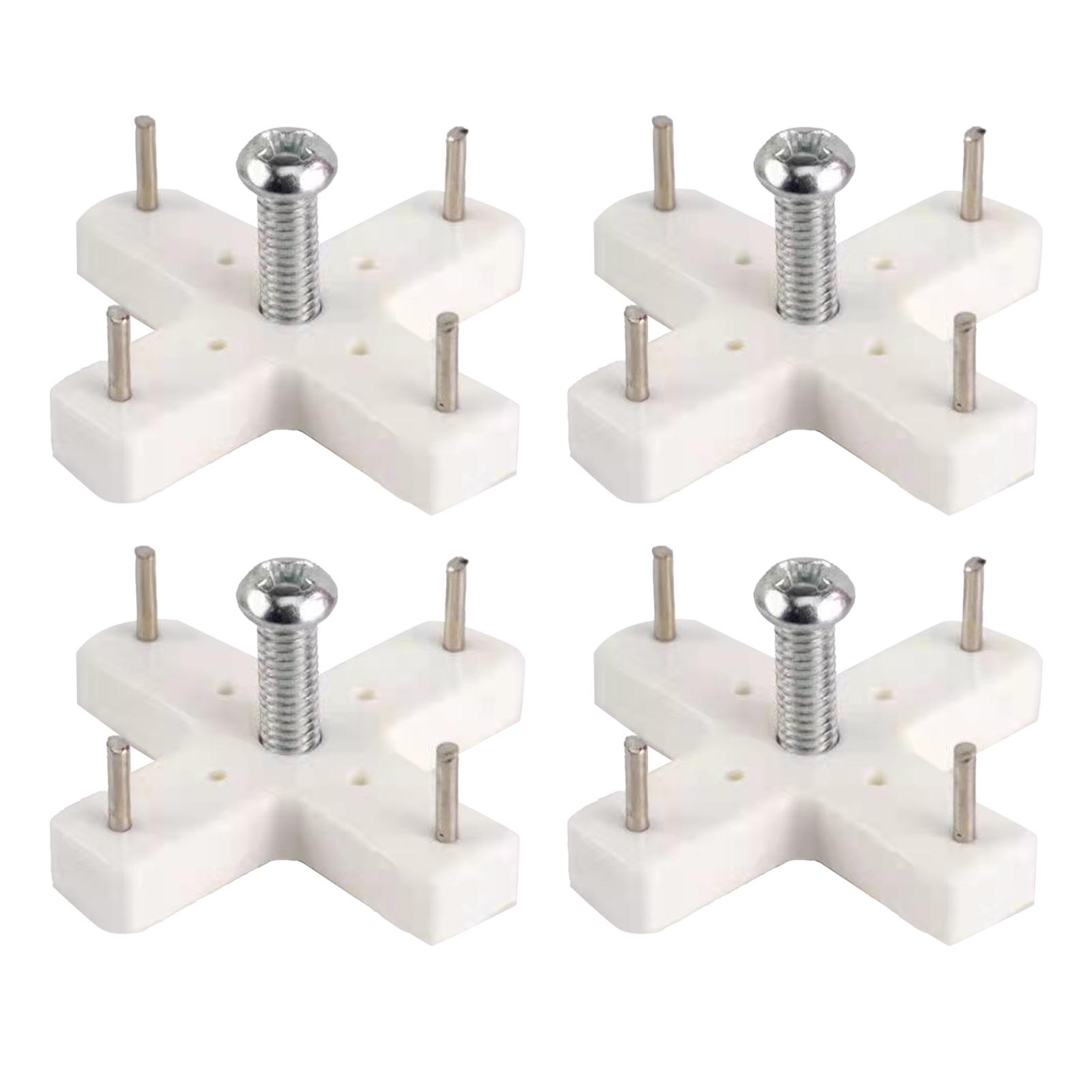 Set Mit 4 Spurlosen Schrauben, Nägeln Und Bohrer Inklusive, Multifunktionale Aufhängehaken Für Gipskarton- Und Betonwände.