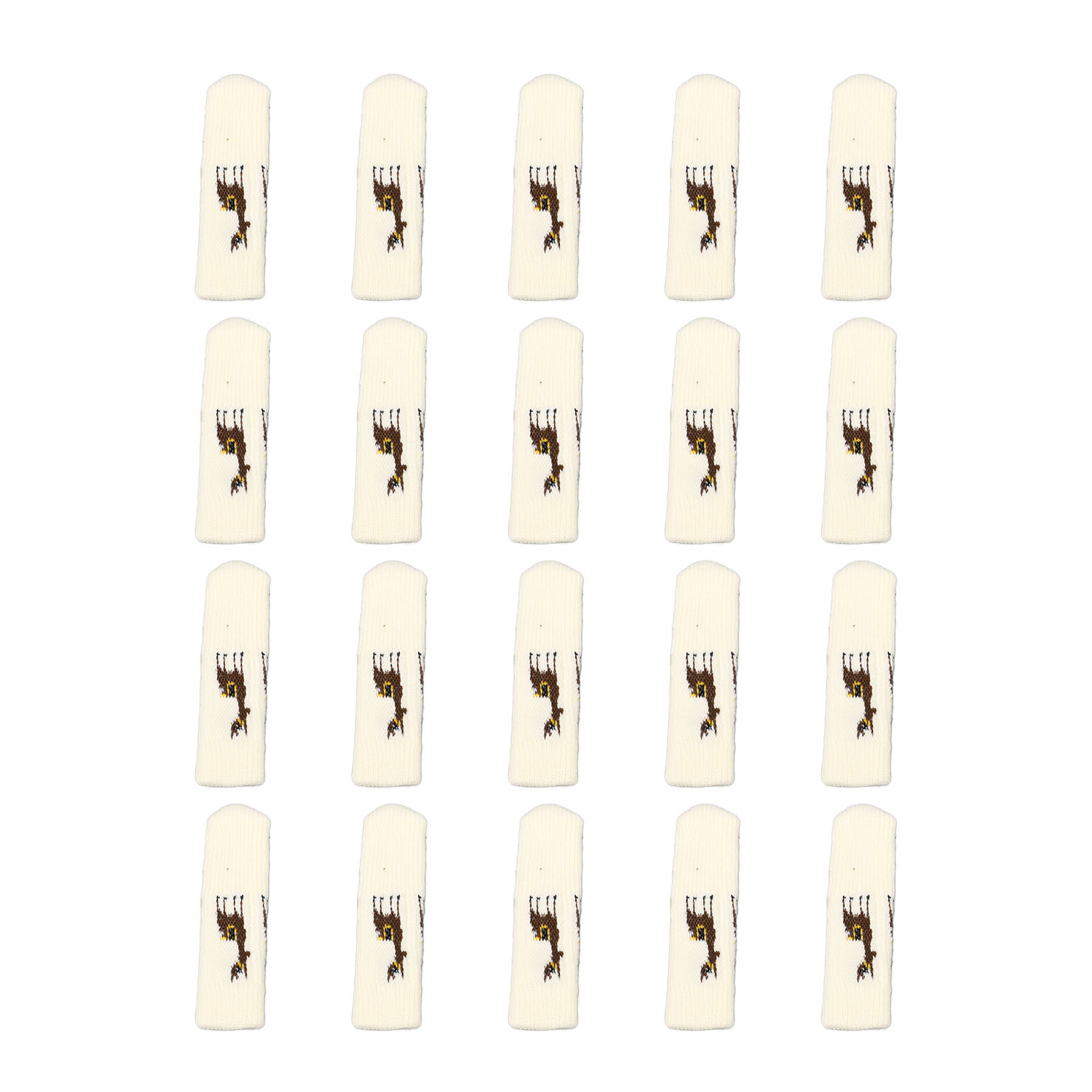 Packung Mit 20 Stuhlbeinschonern Aus Doppellagigem Strickgewebe, Elastisch Und Für Alle Beinformen Geeignet.